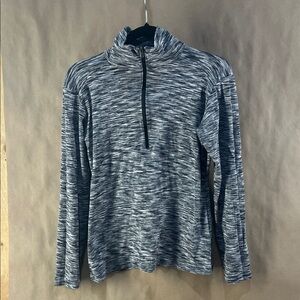 Columbia Women’s Gray Quarter-Zip Sweater (Size L)